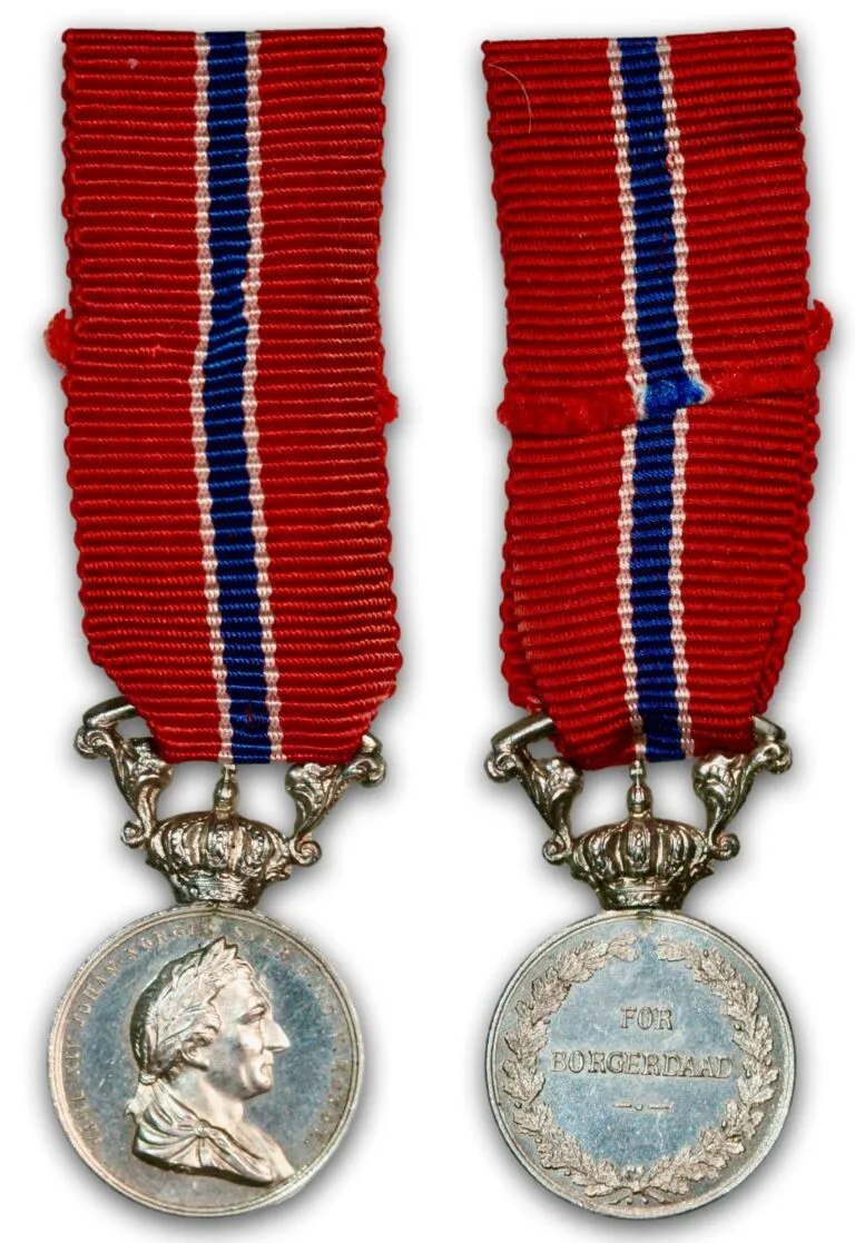 Norway, Medal for Outstanding Civic Achievement (1867-1907)