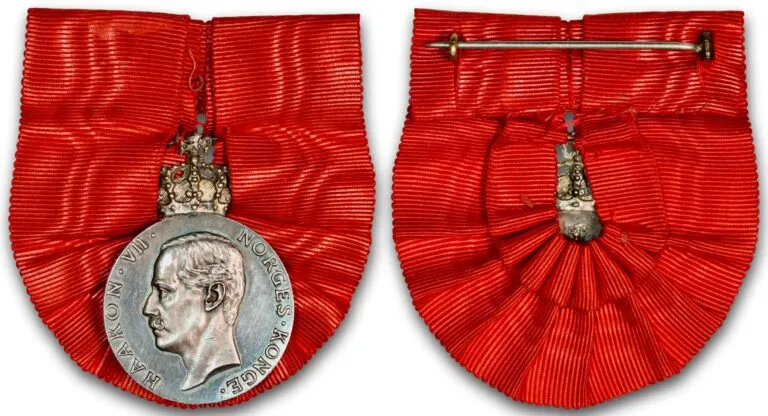 Norway, Haakon VII, Medal of Recompense in silver