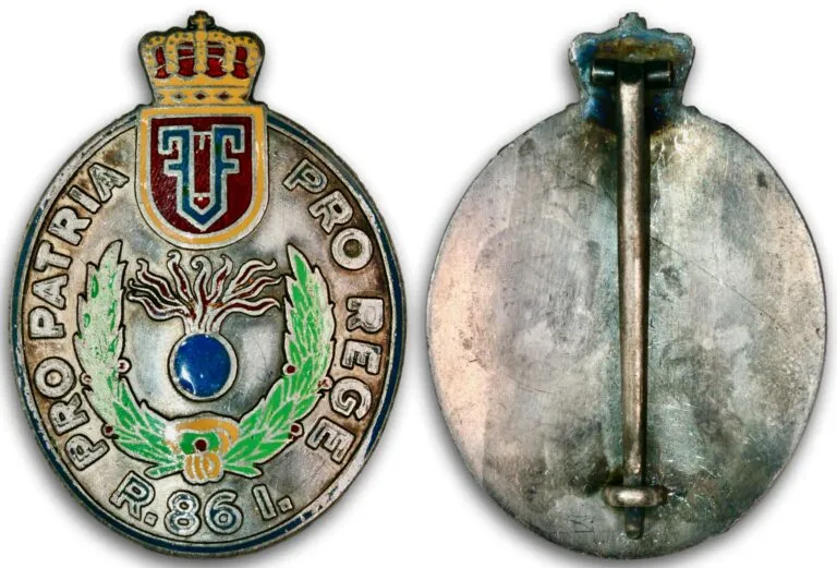 Romania, breast badge of the 86th Infantry Regiment