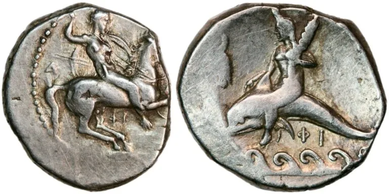 Nomos fra Tarentum i Calabria (ca. 290-281 f. Kr.)