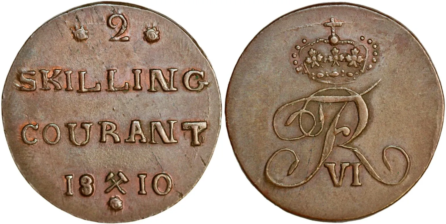 Norway, 2 skilling 1810