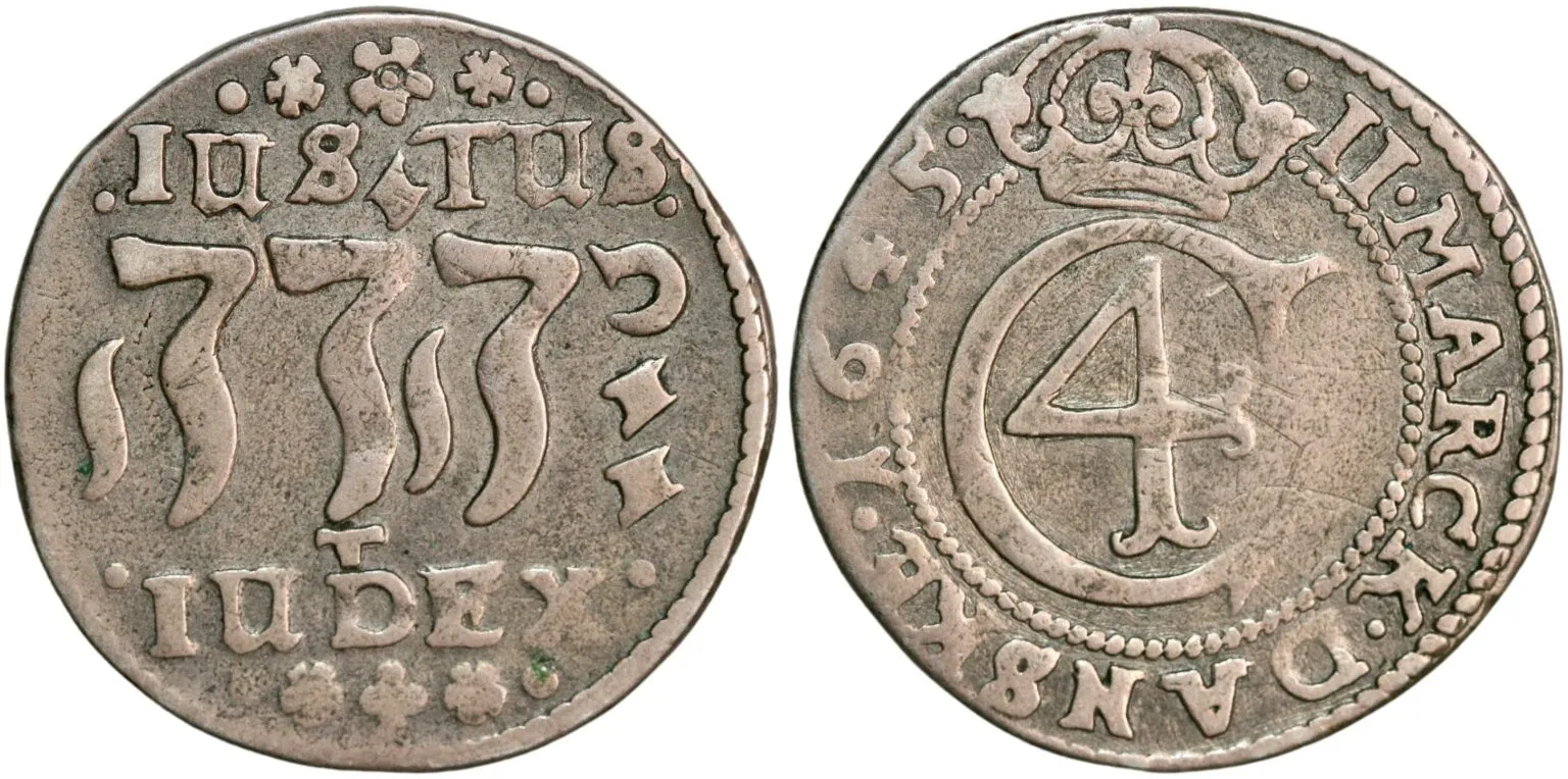 Norway, 2 mark 1645