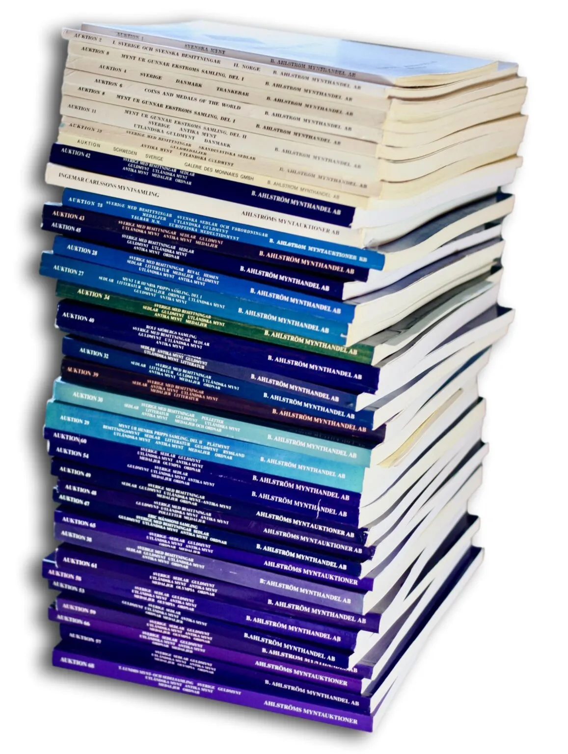 Auction Catalogues from Ahlström Mynthandel AB (1973-)