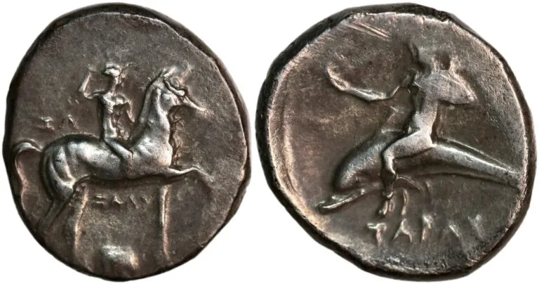 Nomos fra Tarentum i Calabria (ca. 280-272 f. Kr.)