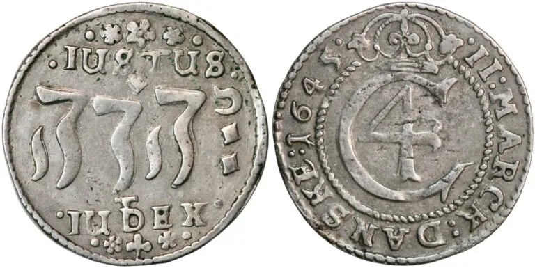Norway, 2 mark 1645