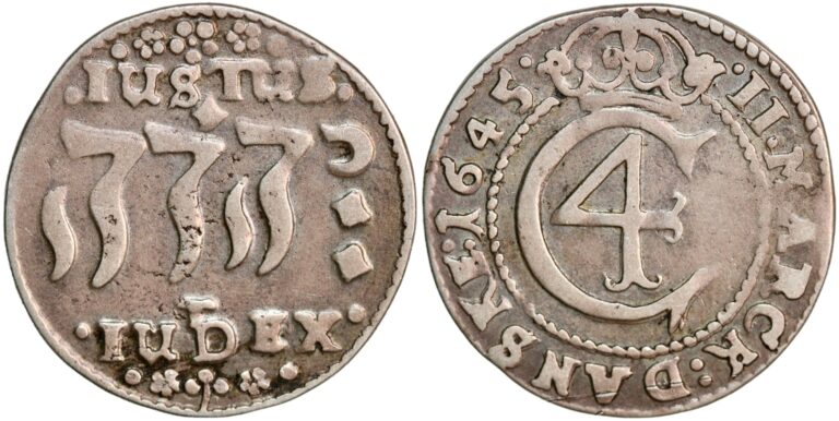 Norway, 2 mark 1645