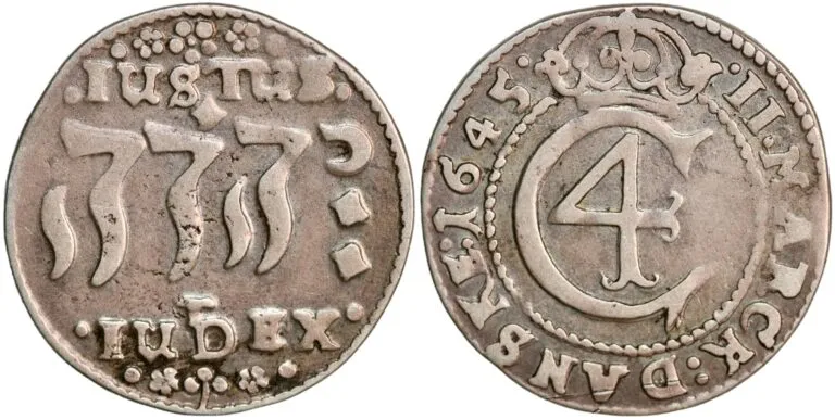 Norway, 2 mark 1645