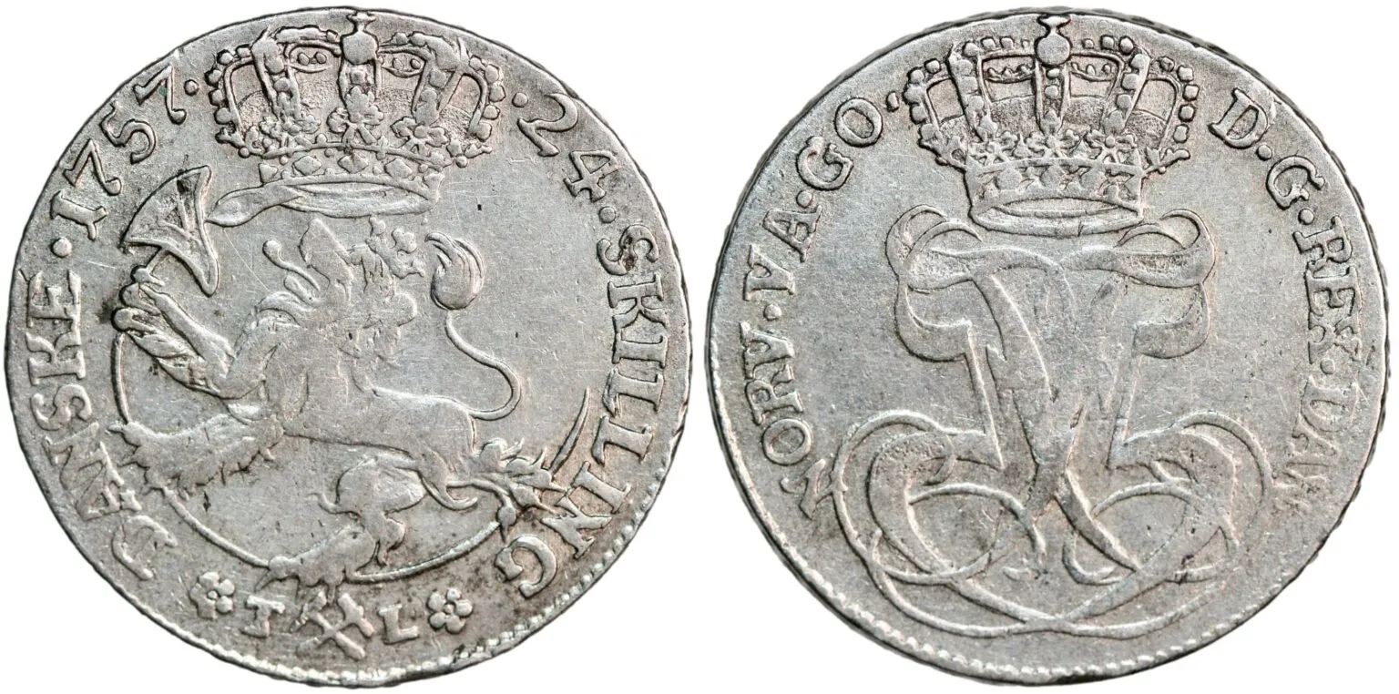 24 skilling 1757