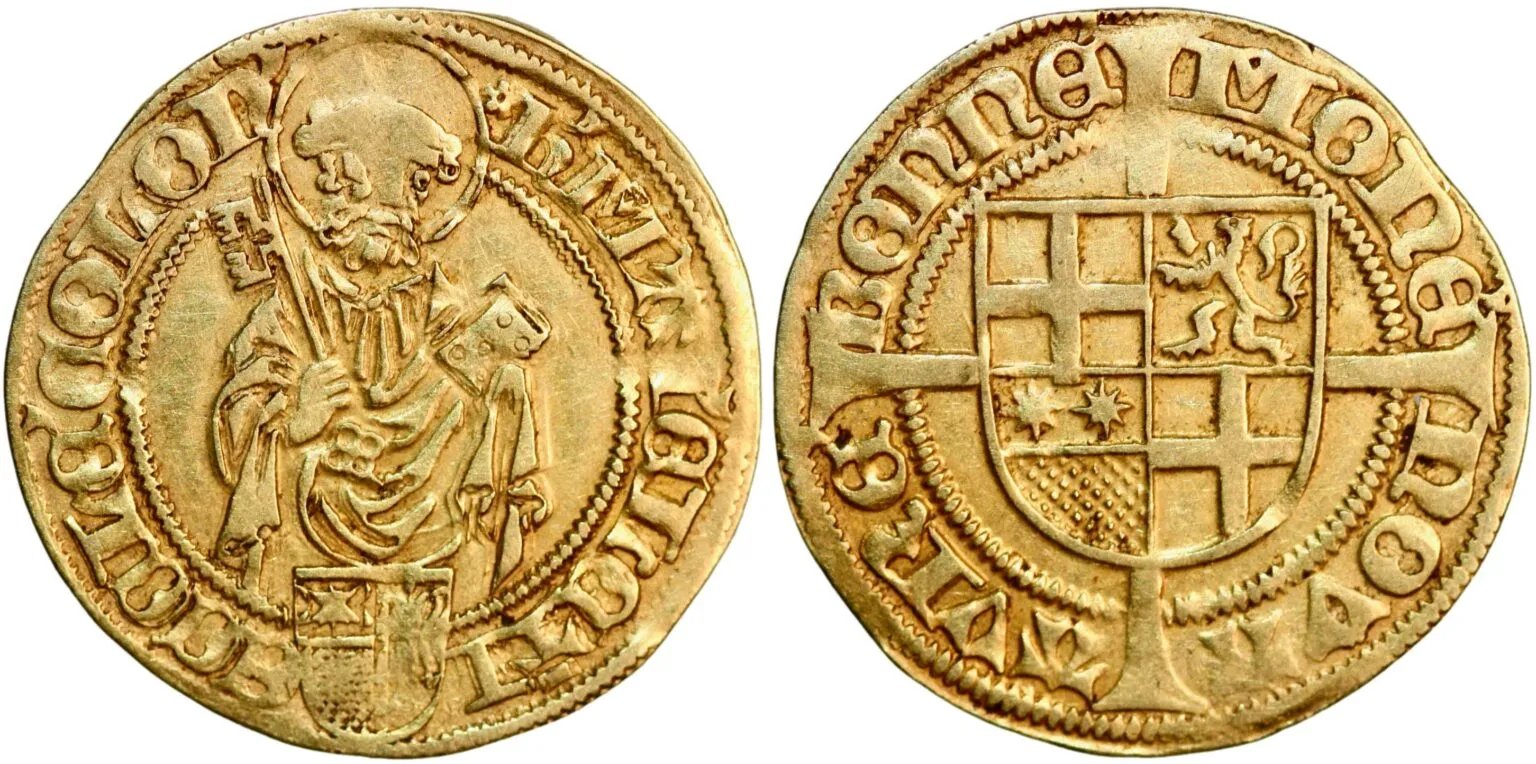 Germany, goldgulden (gold!) 1476-1481