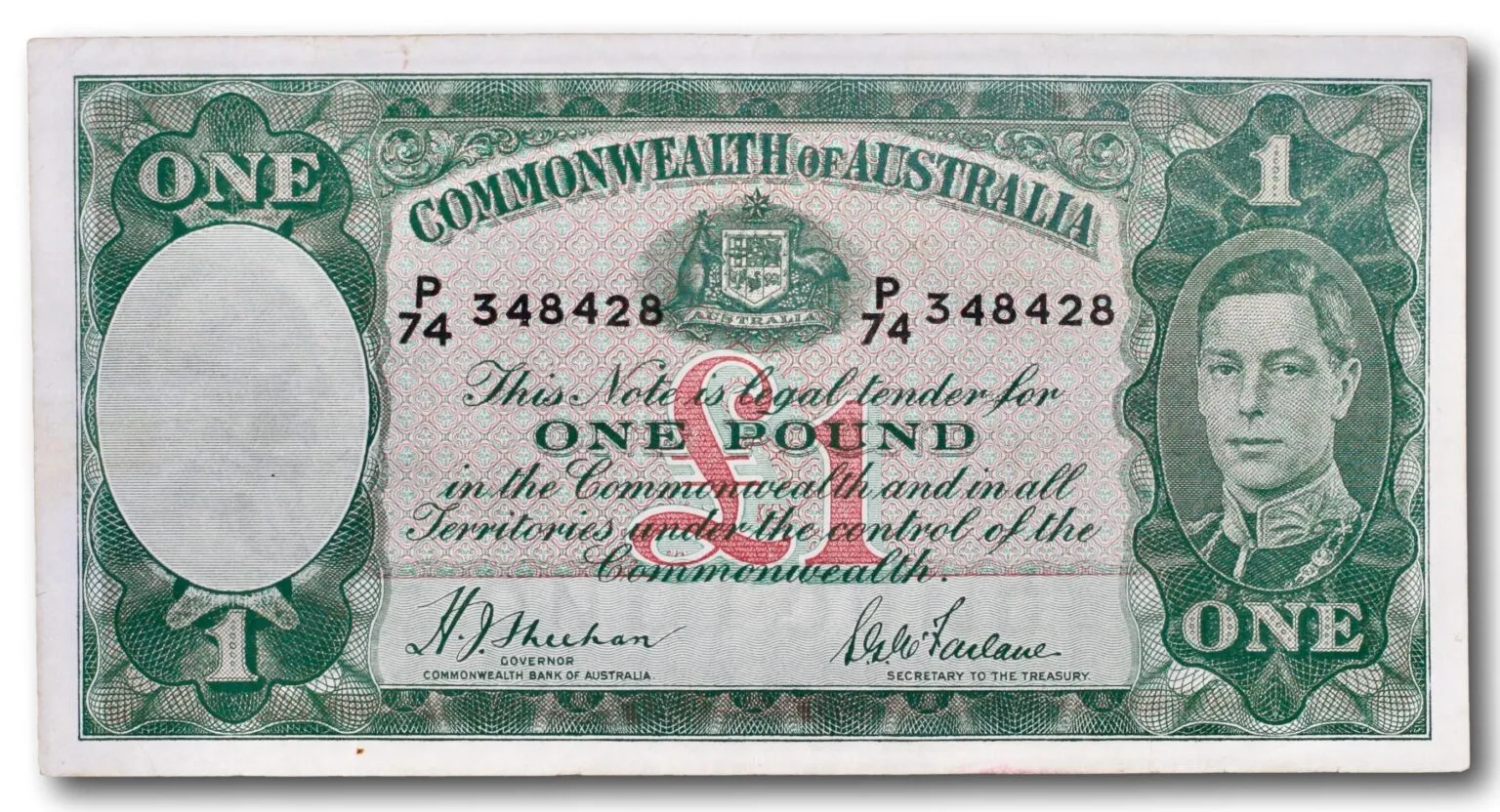 Australia, 1 pound 1938