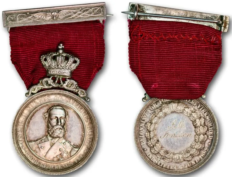 Norway, King Oscar II’s Medal for Civil Service (1882)