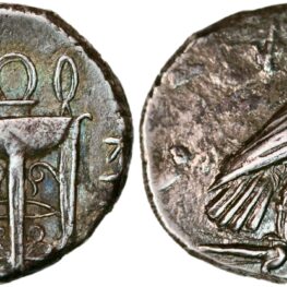 Kroton, nomos ca. 420-376 f. Kr. - Ex Münzhandlung Basel 1935