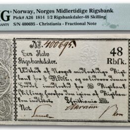 1/2 rigsbankdaler 1814
