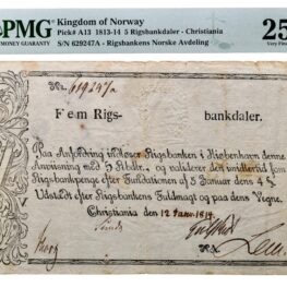 SOLGT! 5 rigsbankdaler 1814