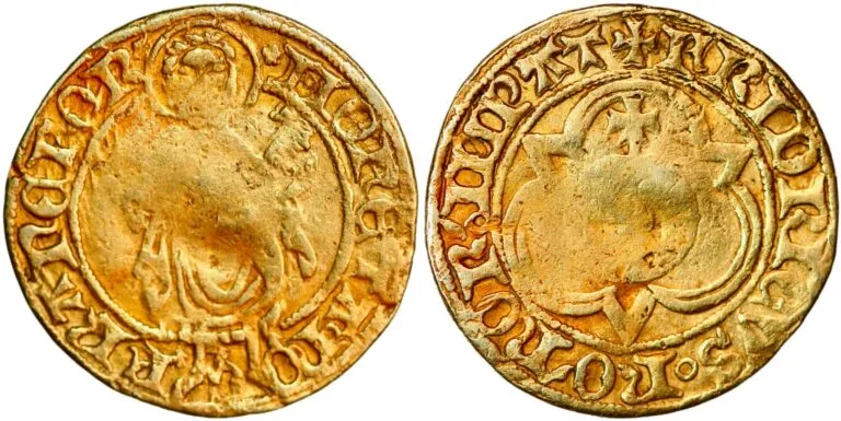 Tyskland, goldgulden (gull!) 1491-1495