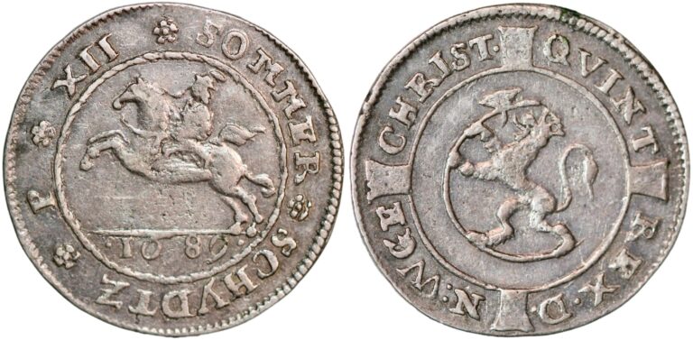 Norway, 12 skilling 1689 (SOMMER SCHYDTZ)