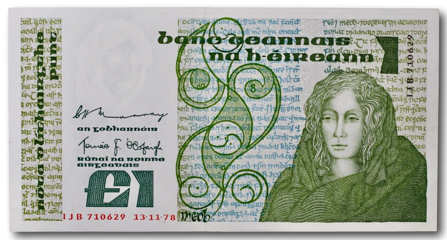 Ireland, 1 pound 1978