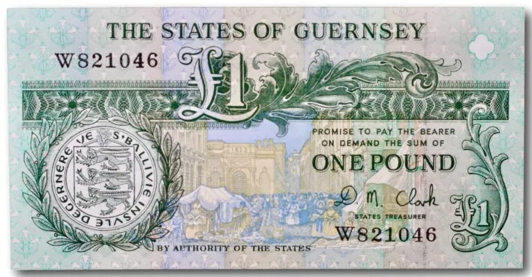 Guernsey, 1 pund 1990-1991