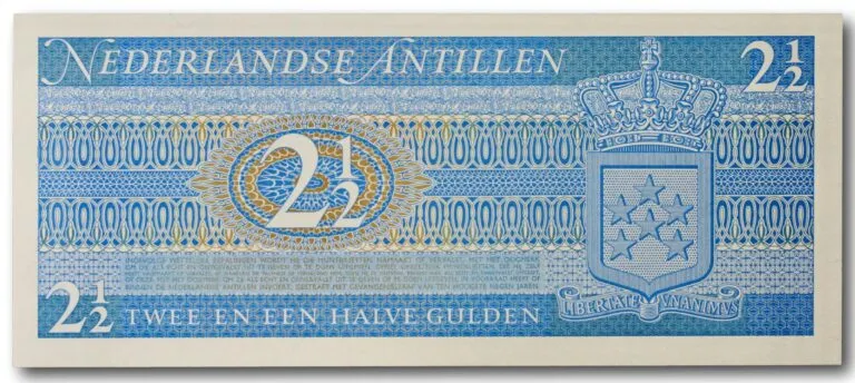 Netherlands Antilles, 2 1/2 gulden 1970