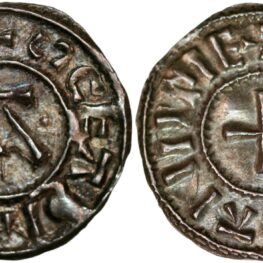 Danish East Anglia, penny ca. 895-918 e. Kr. (Ex. Elder 1921)
