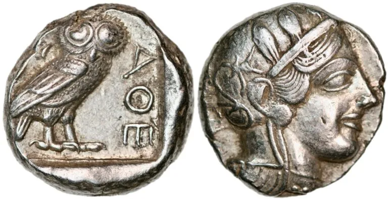 Tetradrachm from Athens in Attica (ca. 454-404 BC)