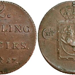 Norway, 2 skilling 1827
