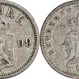Norway, 10 øre 1899