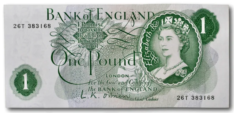 Storbritannia, 1 pund 1960-1964