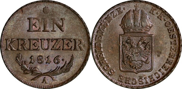 Austria, 1 kreuzer 1816