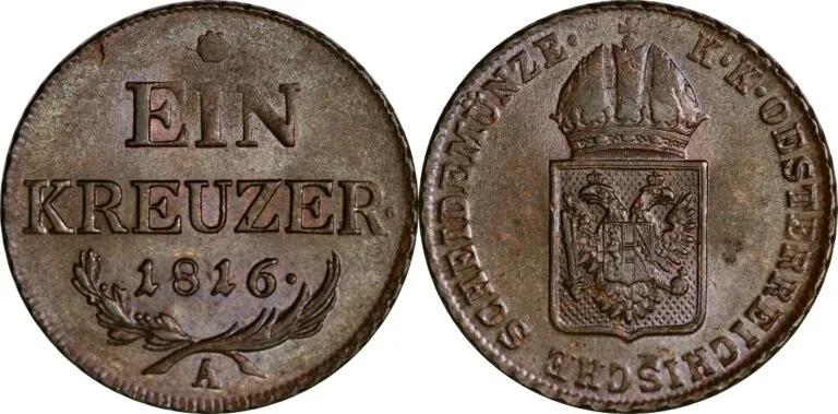 Austria, 1 kreuzer 1816