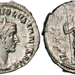Antoninianus fra keiser Volusian (251-253 e. Kr.)