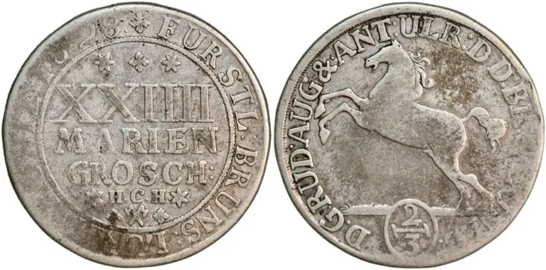 Germany, 2/3 thaler 1698
