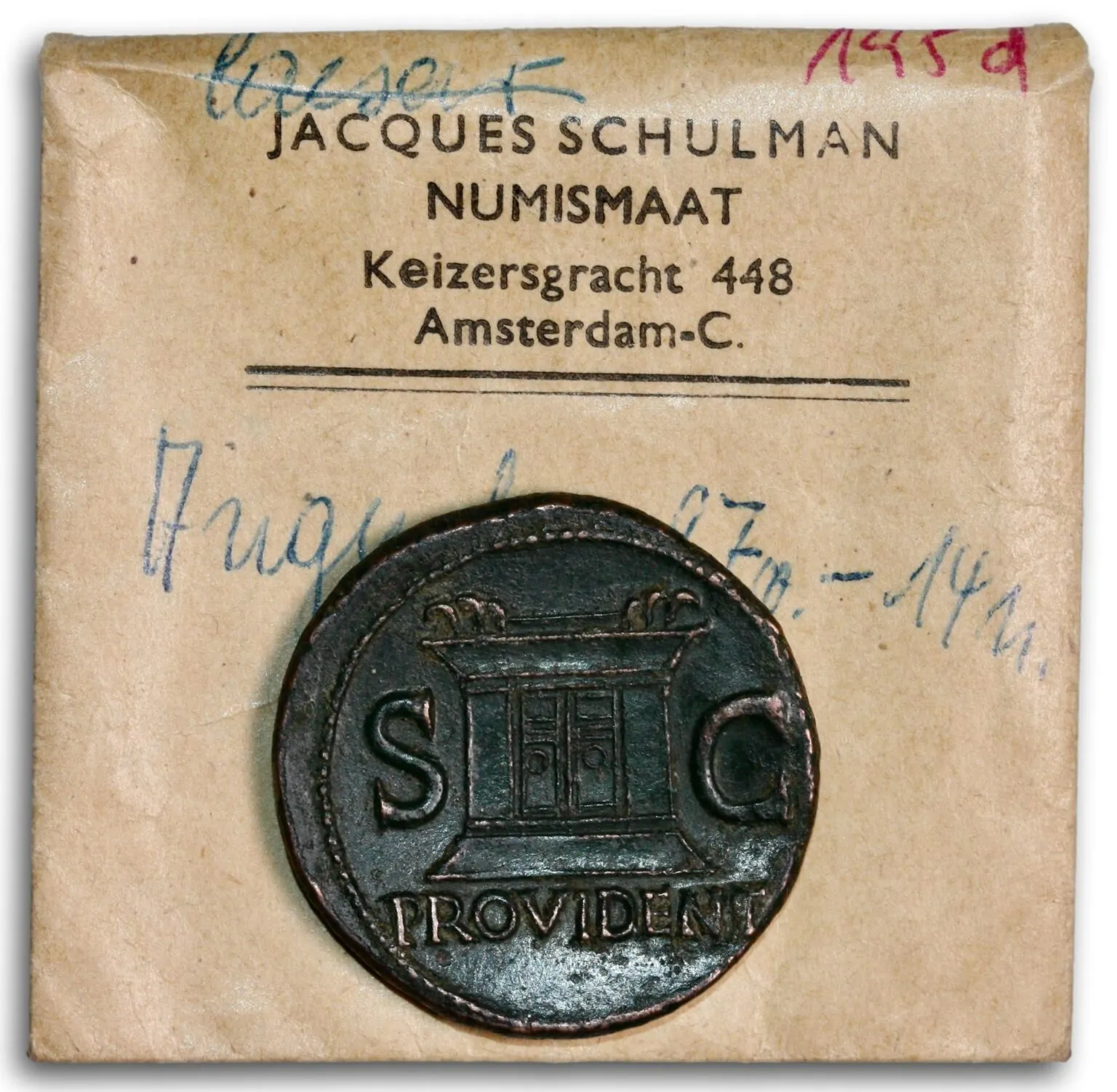 As from Emperor Tiberius (ca. 22-30 AD) - Ex. Jacques Schulman - Image 2