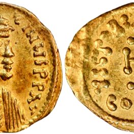 Tremissis (gold!) from Emperor Constantine IV (668-685 AD)