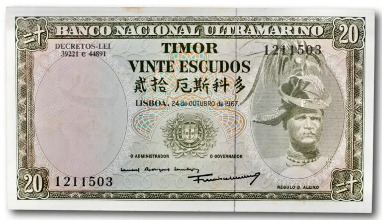Timor, 20 escudos 1967