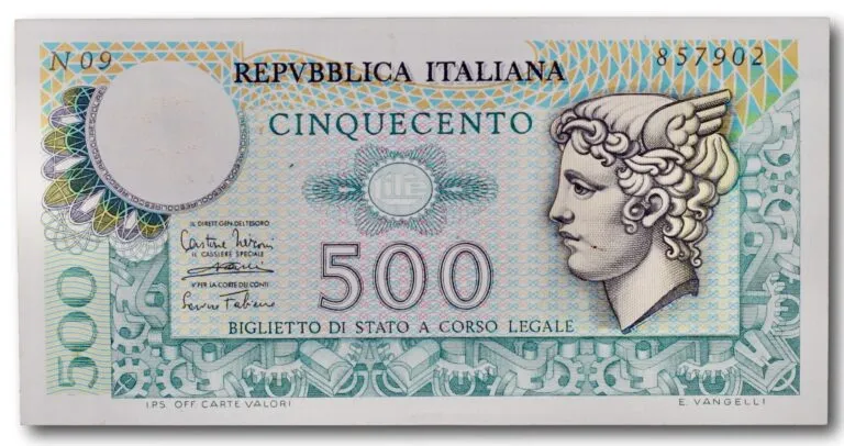 Italia, 500 lire 1974