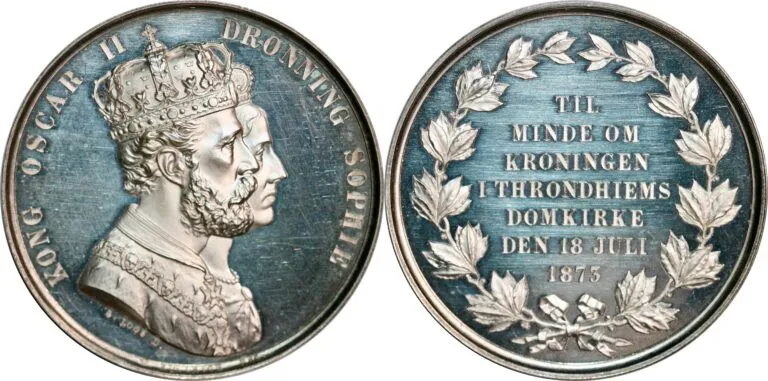 Norway, the Coronation of Oscar II and Sophie (1873)