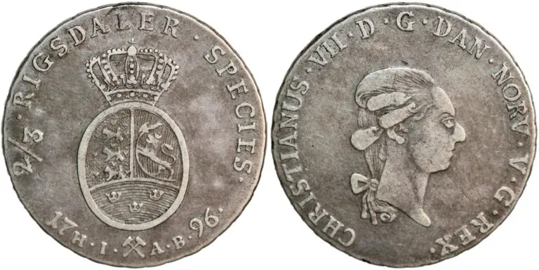 2/3 speciedaler 1796