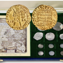 Gull- og sølvmynter fra skipsvraket Akerendam (1725)