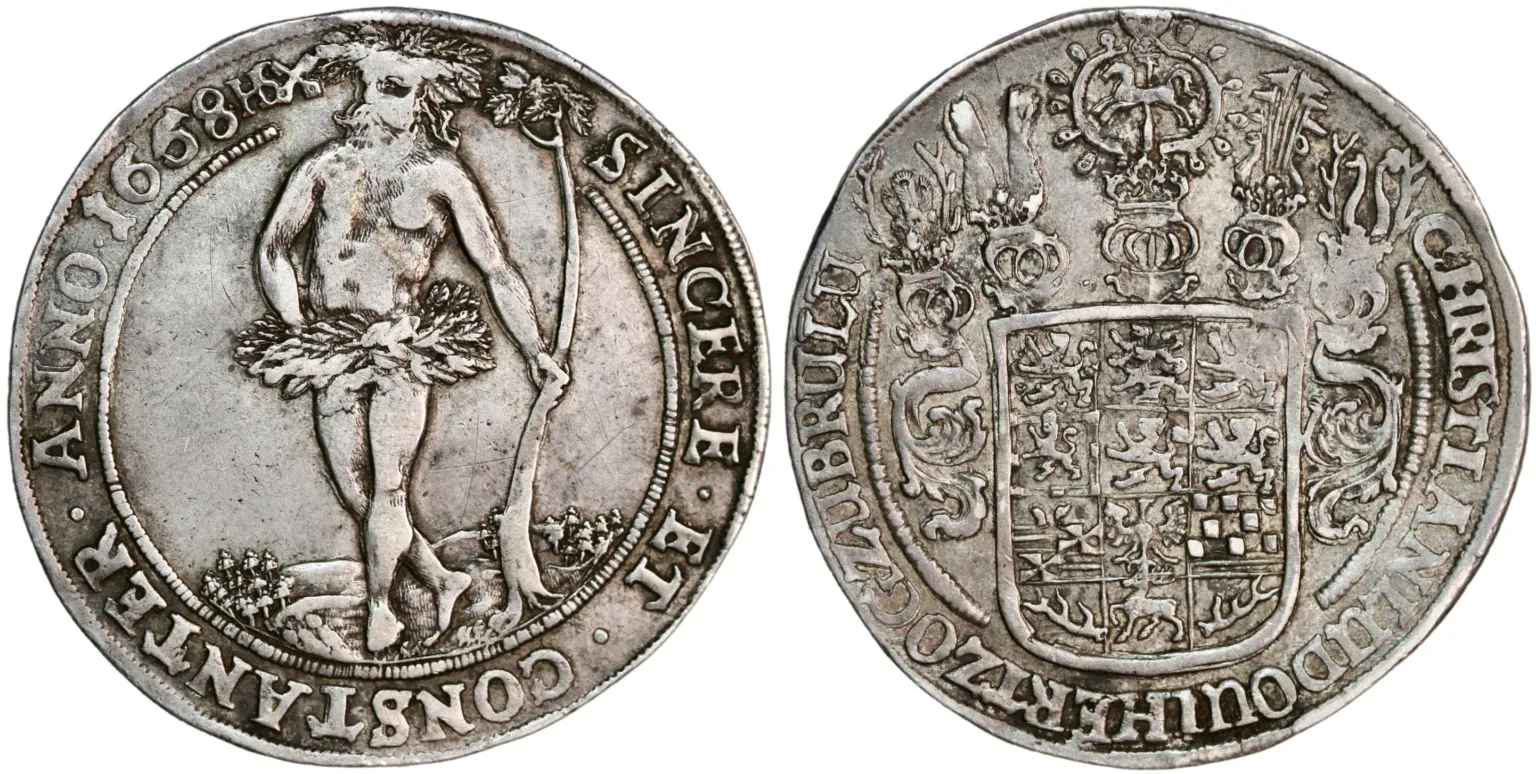 Germany, thaler 1658