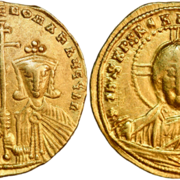 Solidus (gold!) from Emperor Constantine VII (955-959 AD)