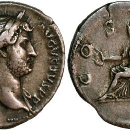 Denarius from Emperor Hadrian (ca. 134-138 AD)