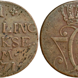 Denmark, 1 skilling DANKSE 1771