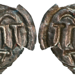 Denmark, semi-brakteat from Harald Bluetooth (958-985 AD)