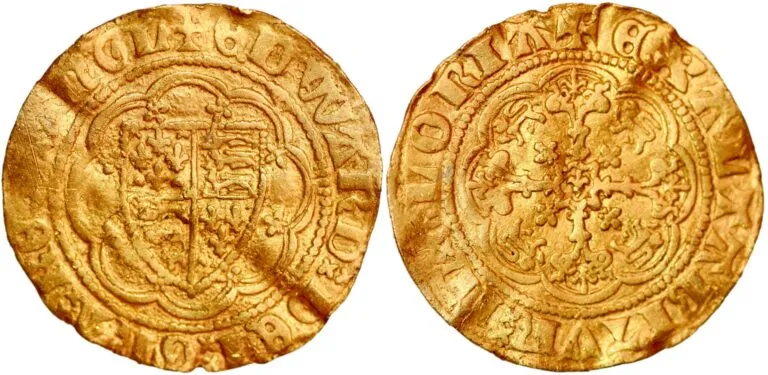 England, quarter noble (gold!) 1361-1369