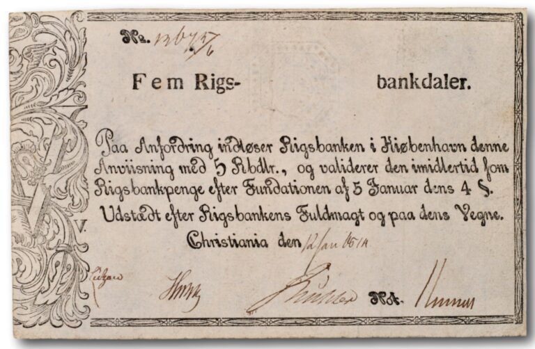 Norske pengesedler gjennom tidene