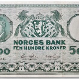 Norway, 500 kroner 1951