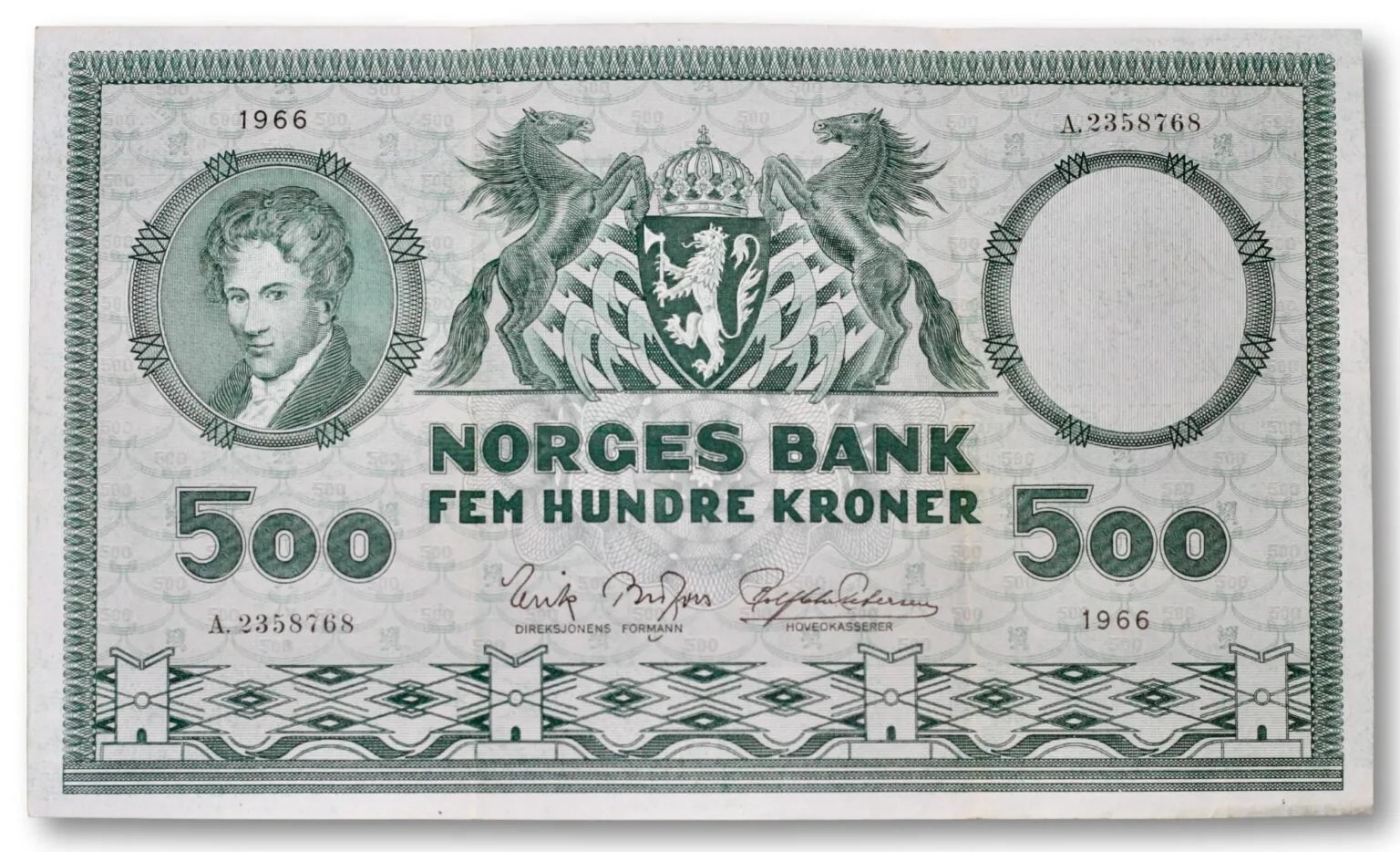 500 kroner 1966