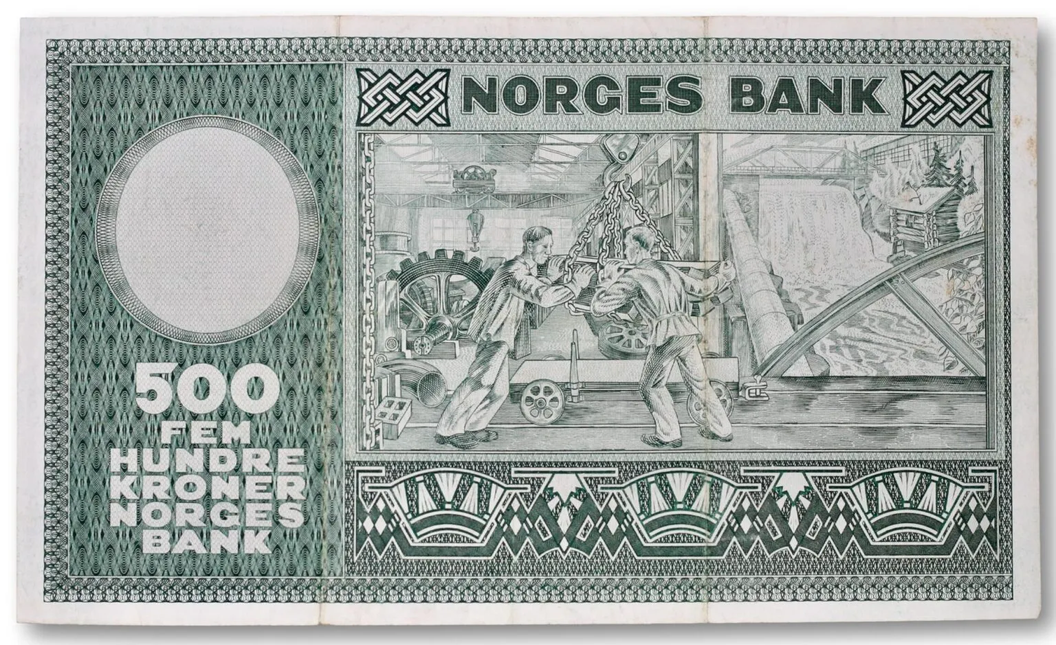 500 kroner 1966 - Bilde 2