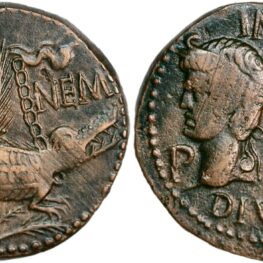 Dupondius from Emperor Augustus (10-14 AD)